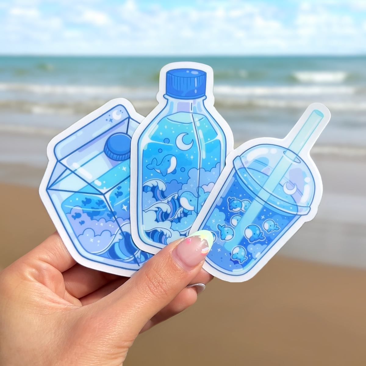 Celestial Water Bottle Vinyl Sticker