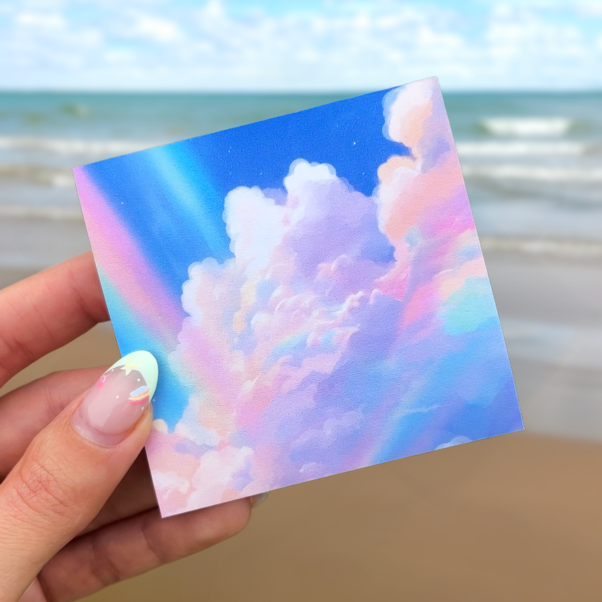 Rainbow Skies Sticky Notes