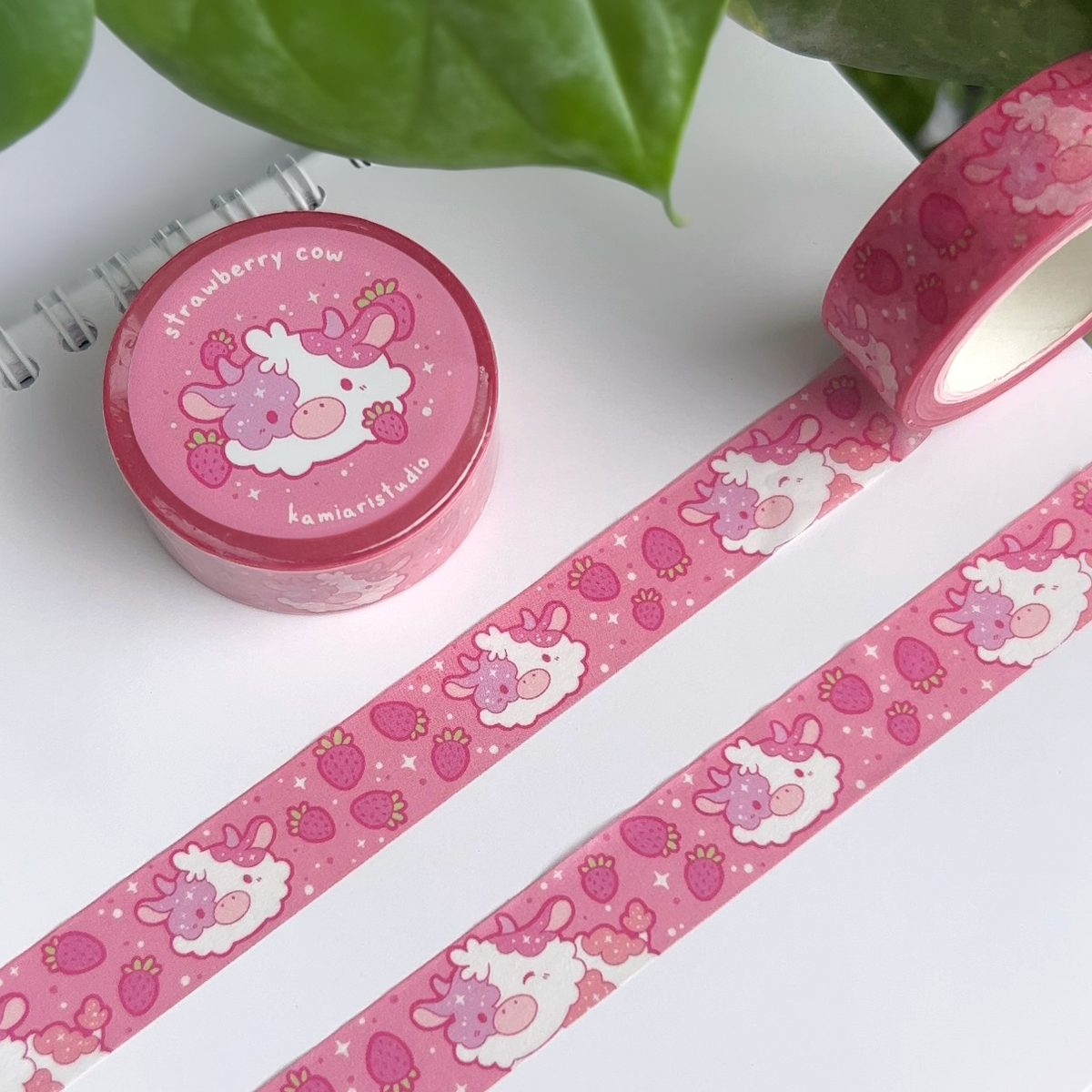 Strawberry Cow Washi Tape