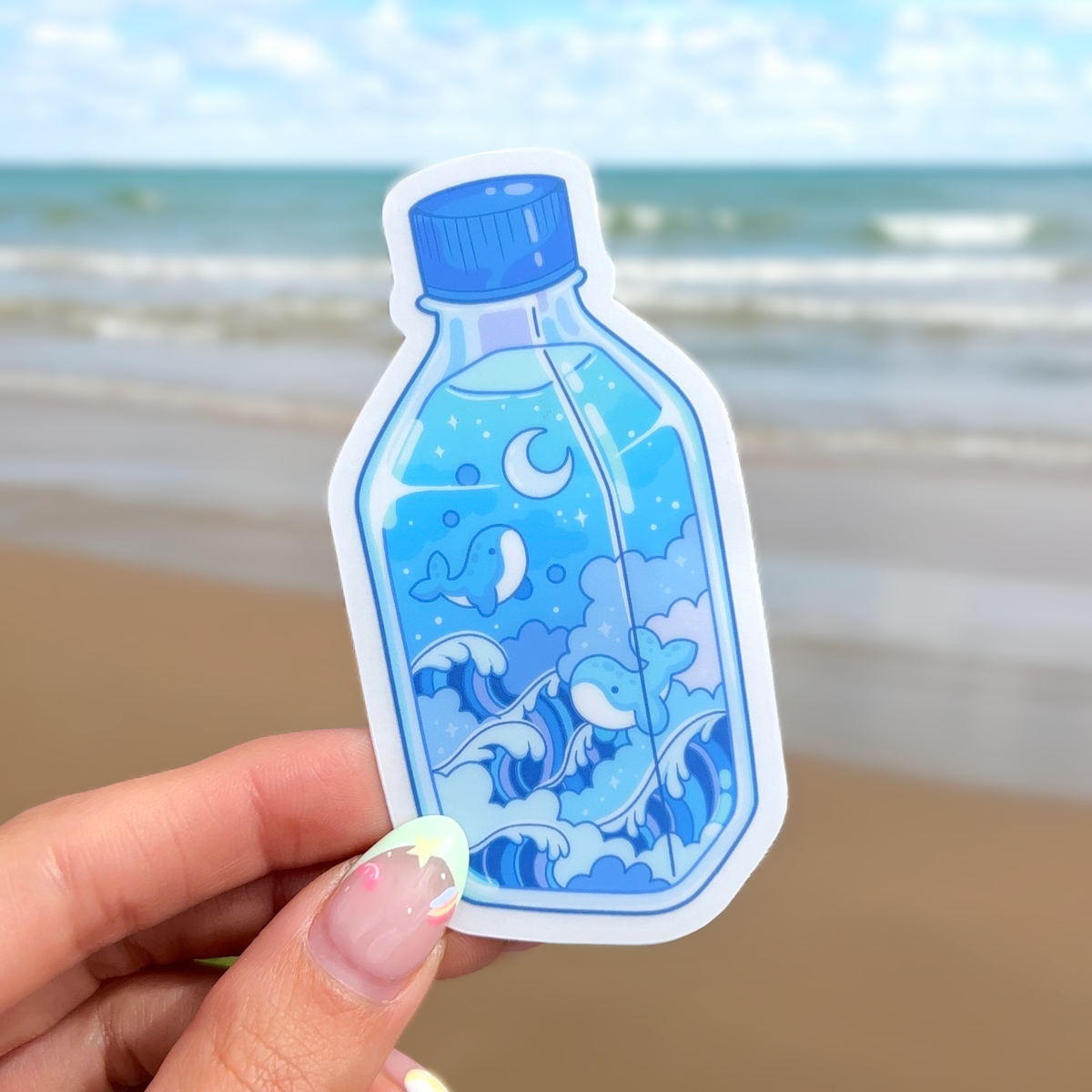 Celestial Water Bottle Vinyl Sticker