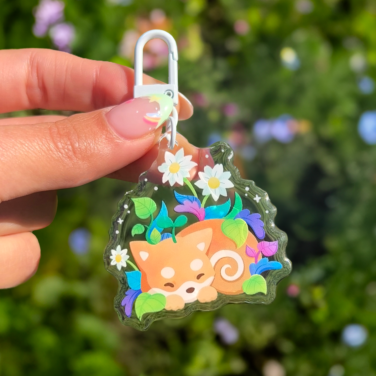 Wild Dreams Epoxy Keychain
