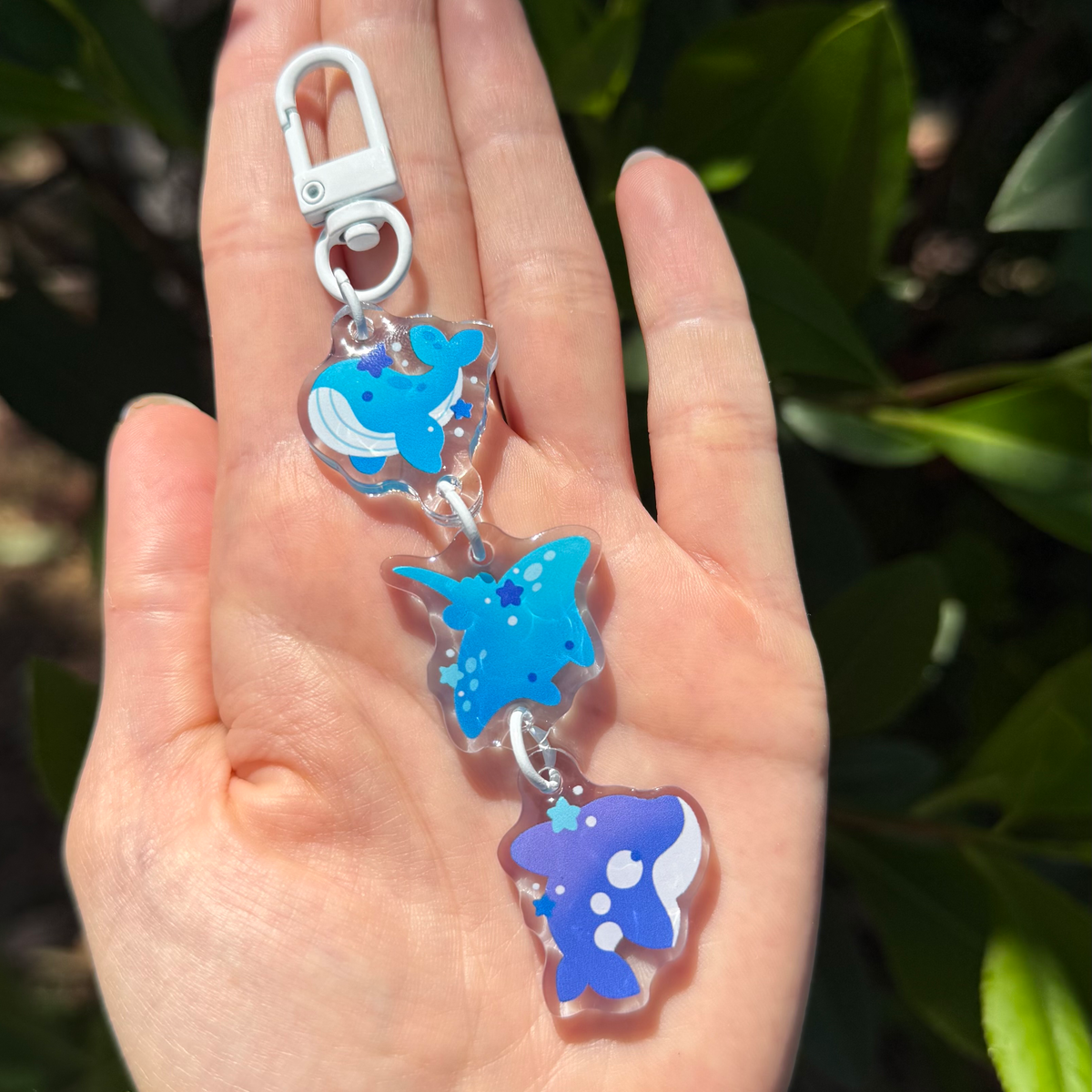 Sea Creatures Acrylic Keychain