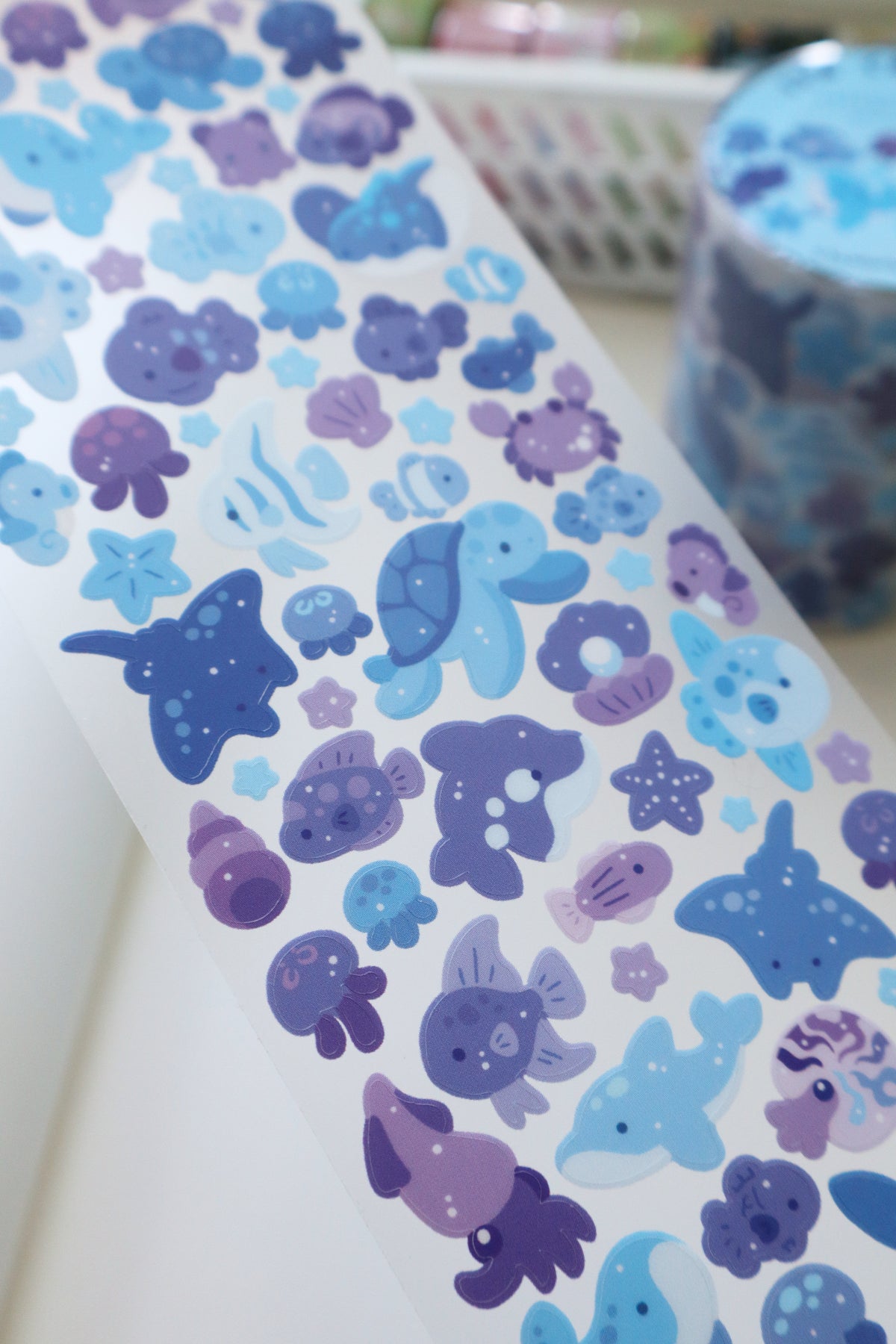 Sea Critters Sticker Roll