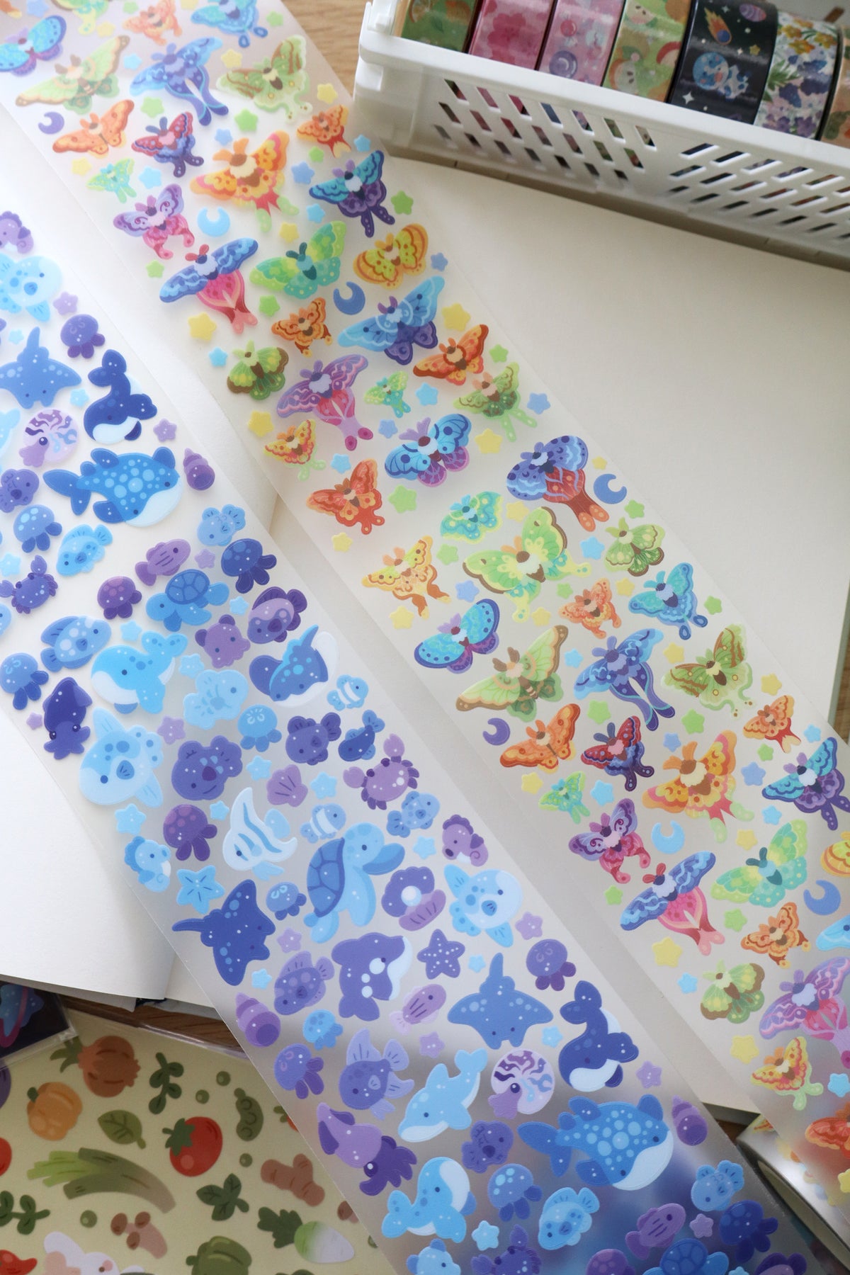 Sea Critters Sticker Roll