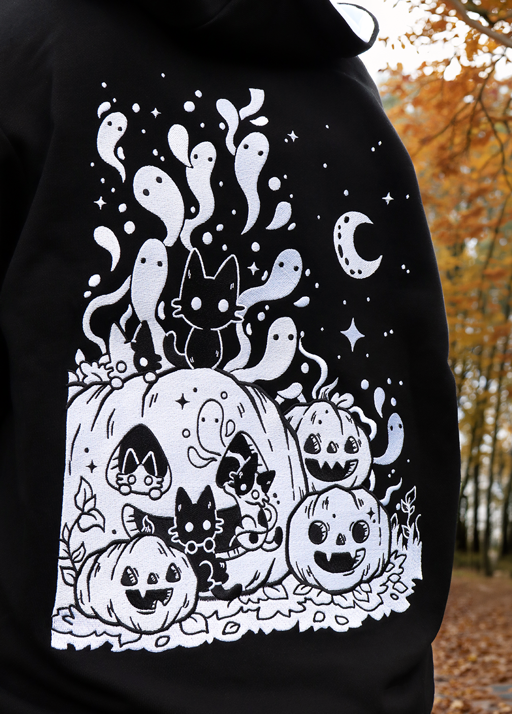 Lunar Mischief Oversized Hoodie