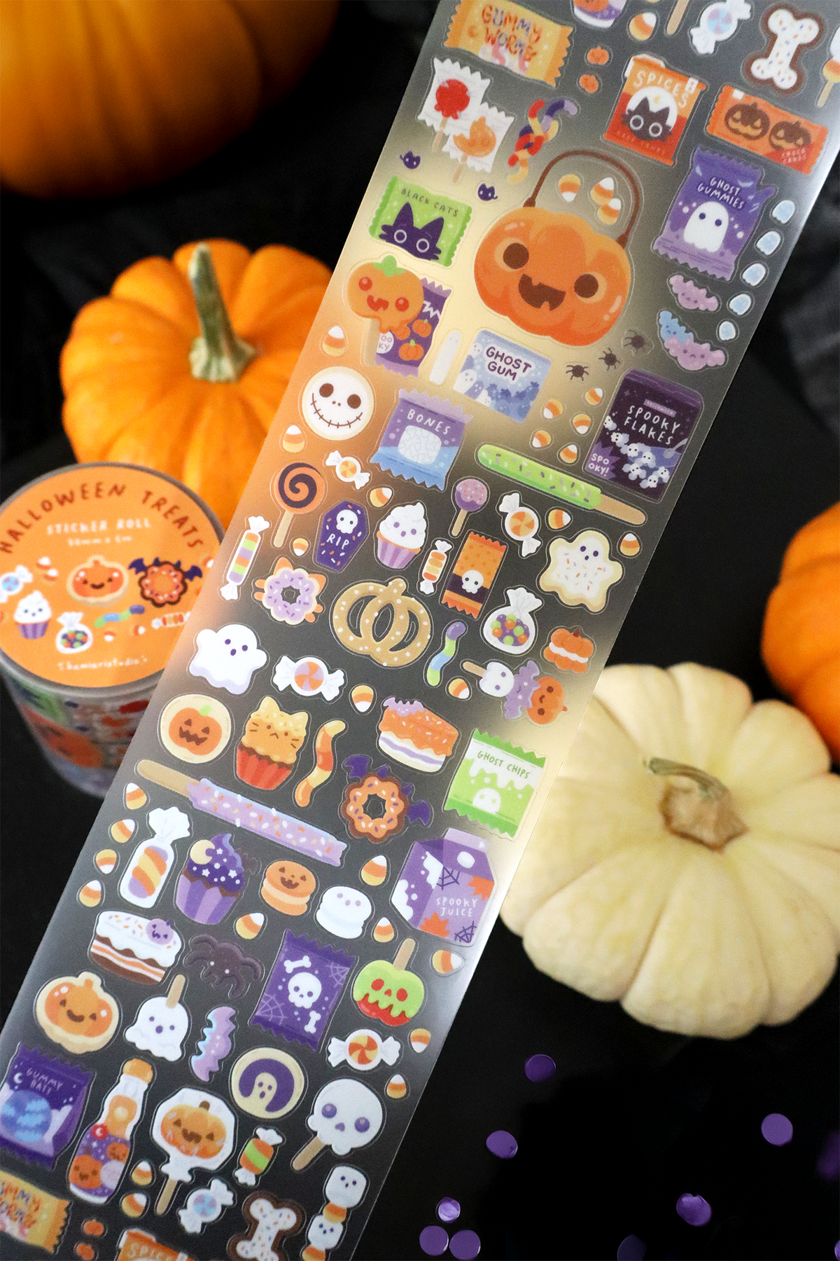 Halloween Treats Sticker Roll