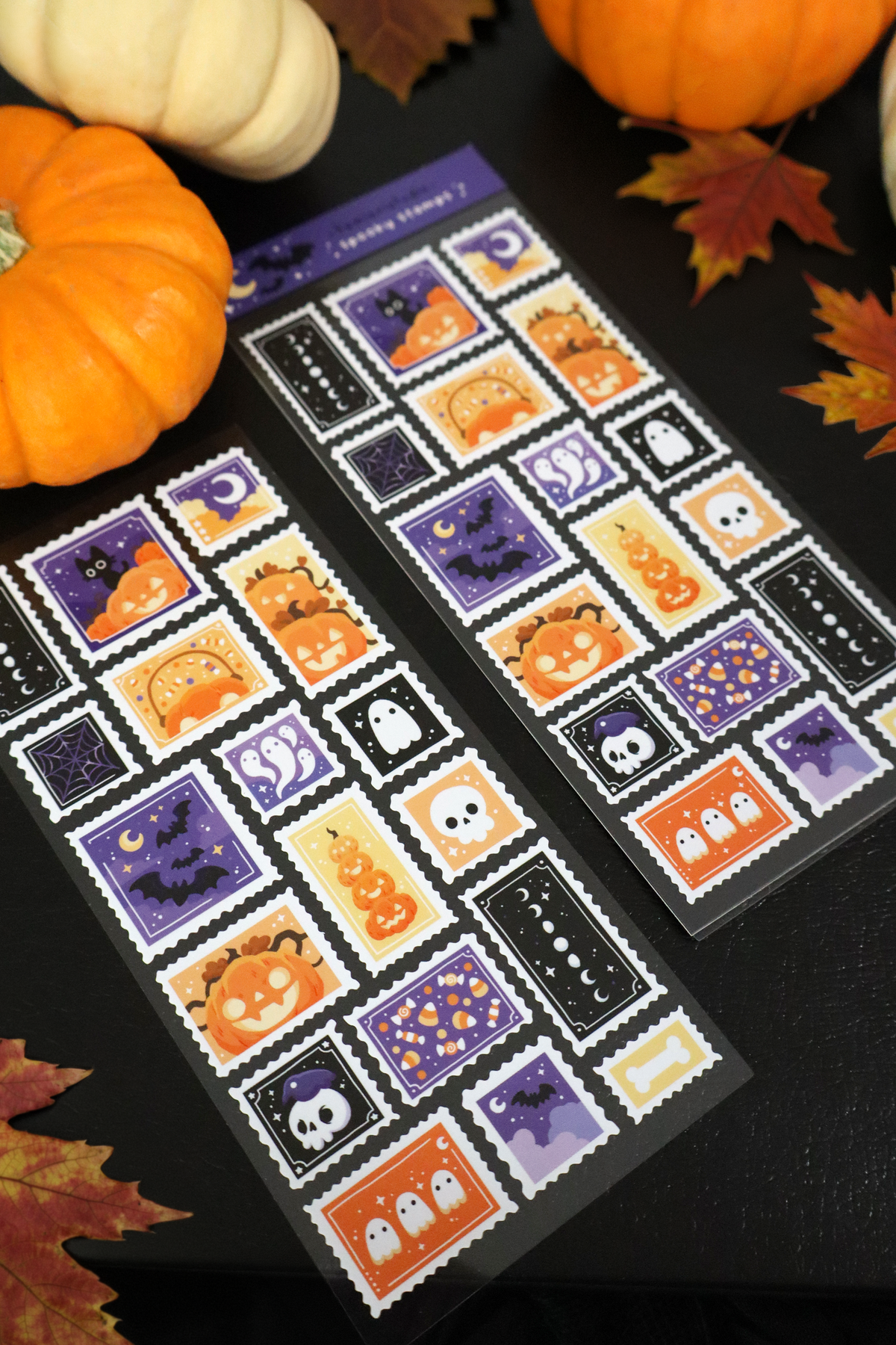 Spooky Stamps Sticker Sheet