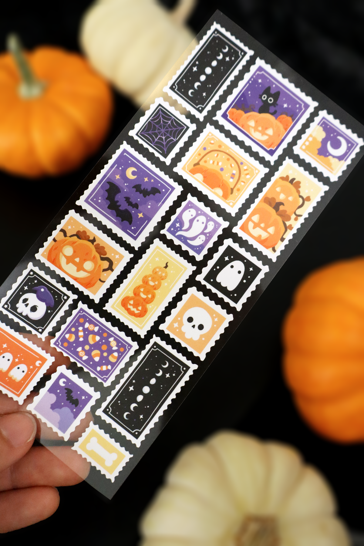 Spooky Stamps Sticker Sheet