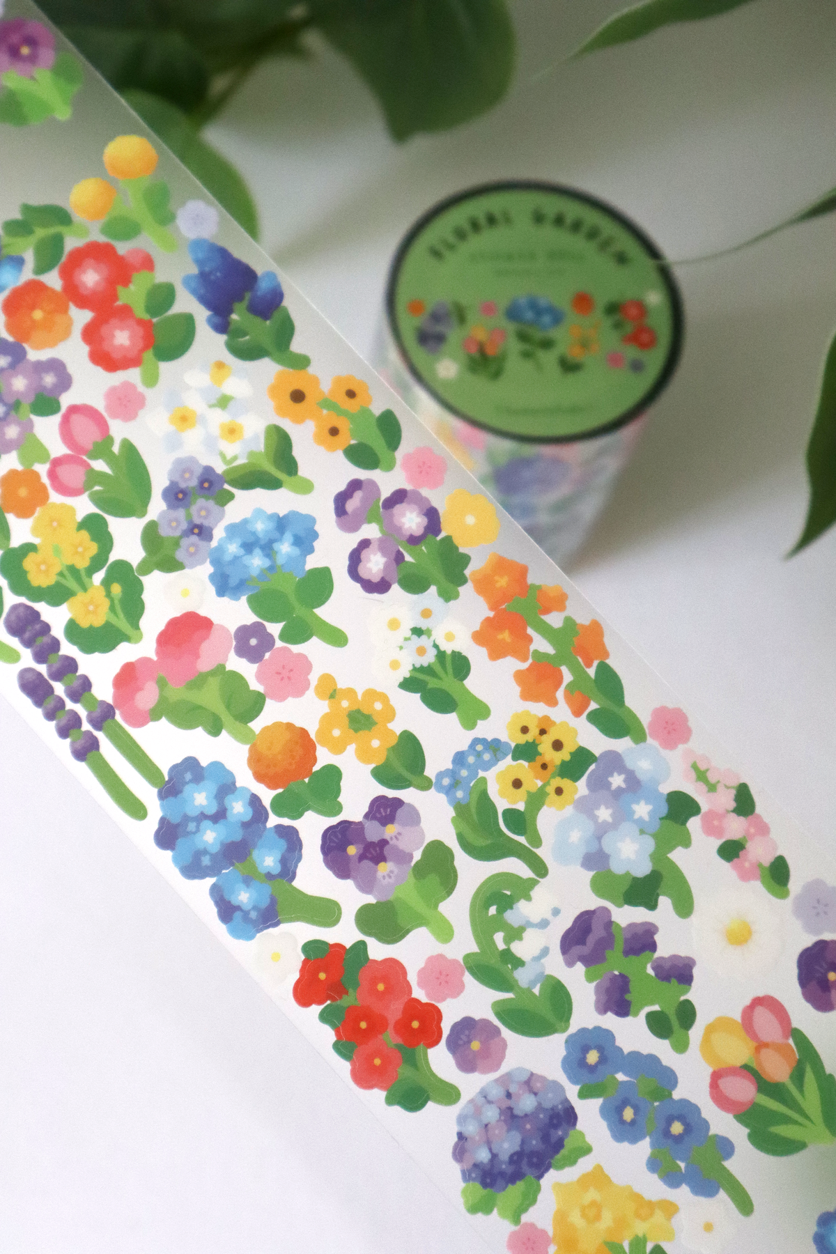 Flower Garden Sticker Roll