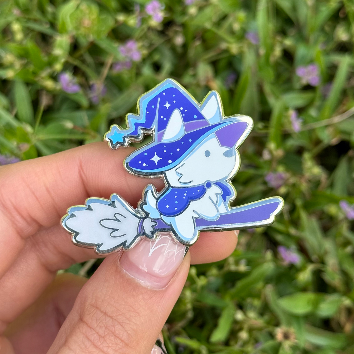 Witchy Pup Enamel Pin