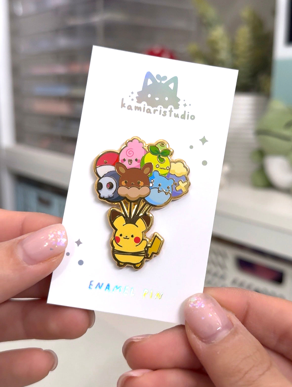 Flying Pika Enamel Pin [PREORDER]