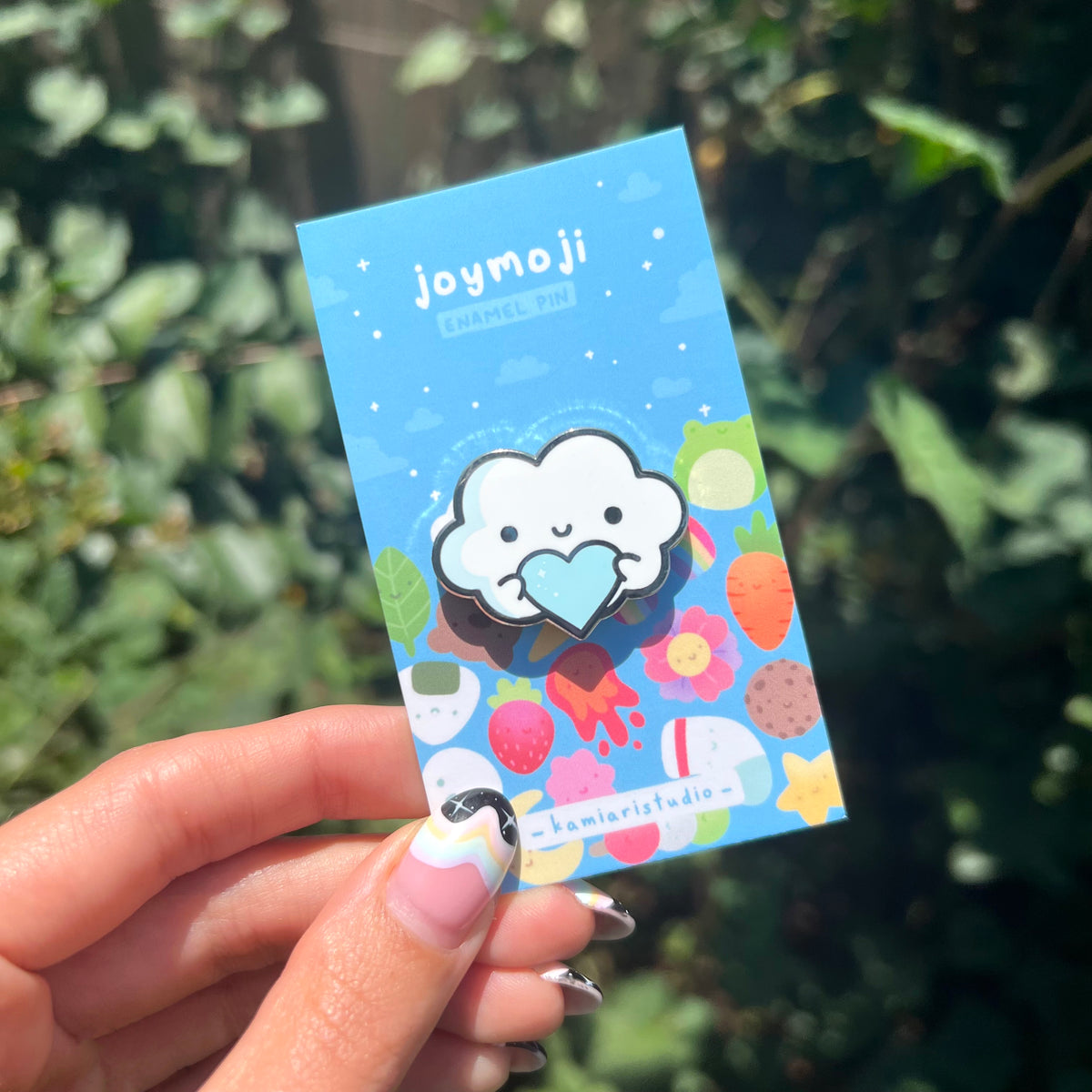 Joymoji: Happy Cloud Hard Enamel Pin