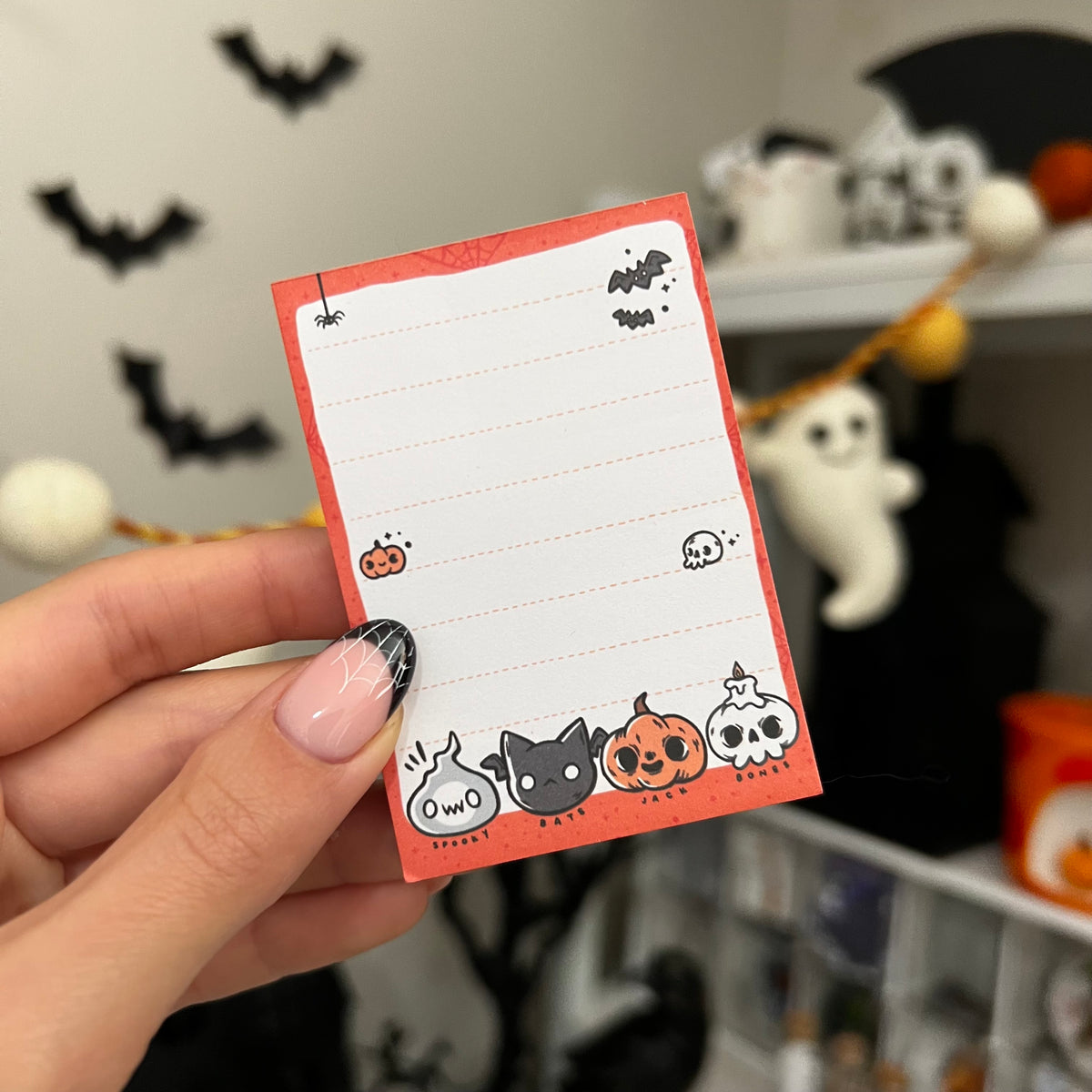 Spooky Friends Notepad