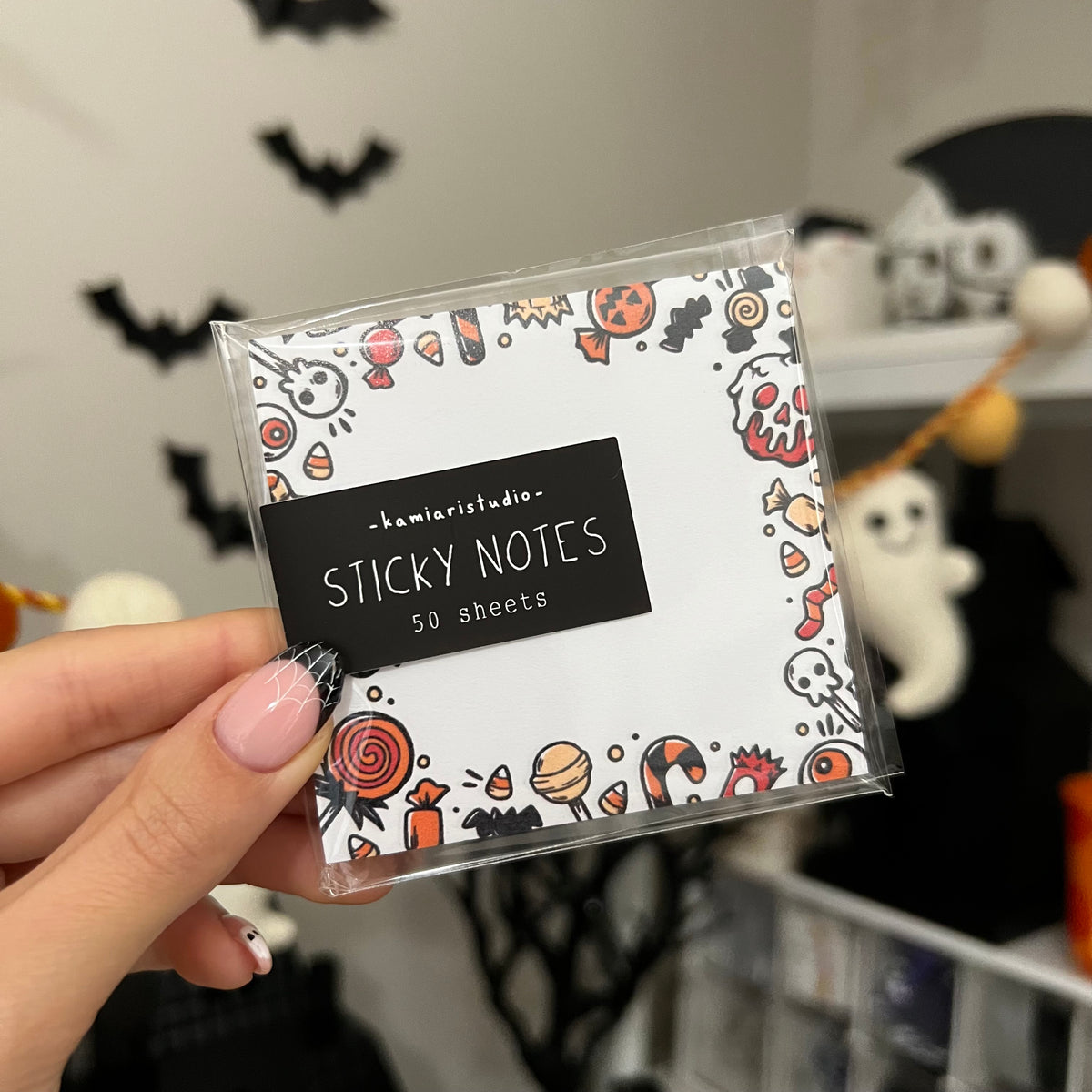Halloween Treats Sticky Notes