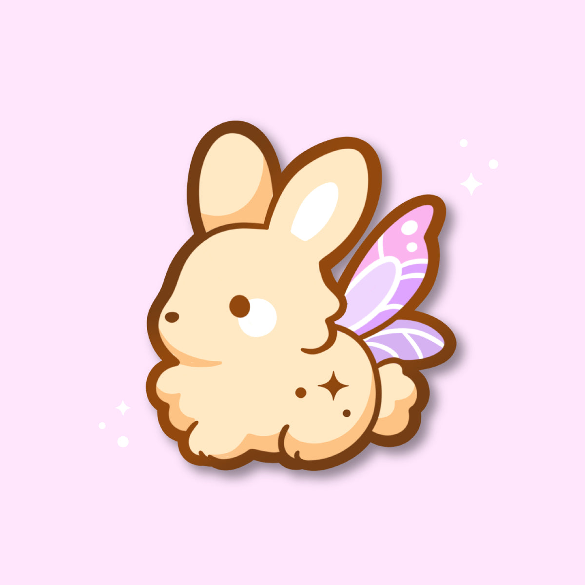 Butterdrop Faeriebun Enamel Pin