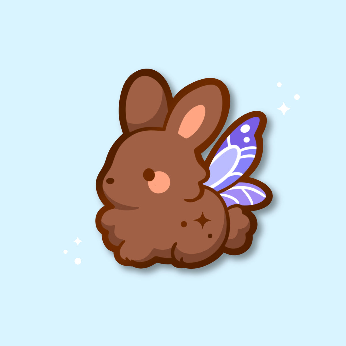 Bean Faeriebun Enamel Pin