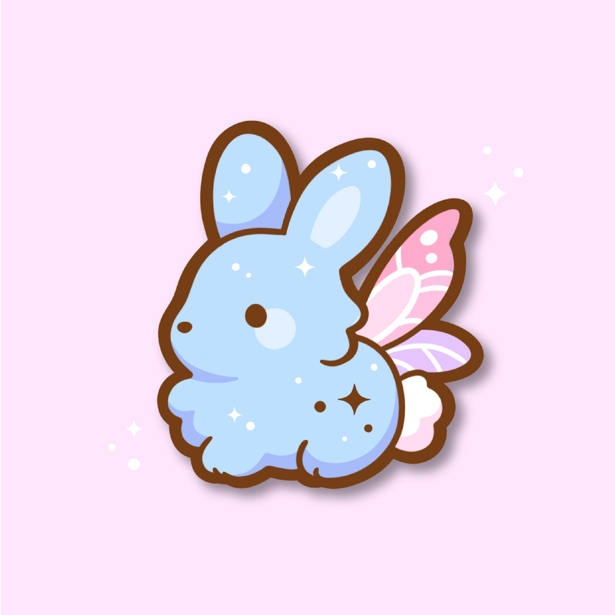 Bubblegum Faeriebun Enamel Pin