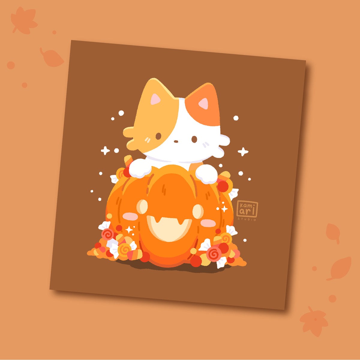 Pumpkitten Print