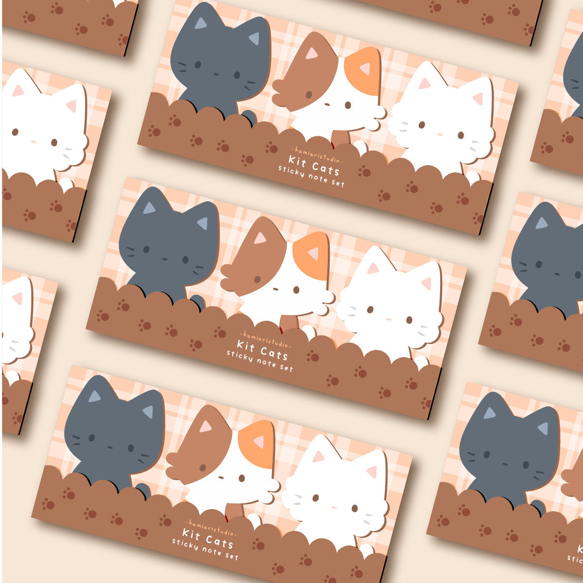 Kit Cats Mini Sticky Note Set