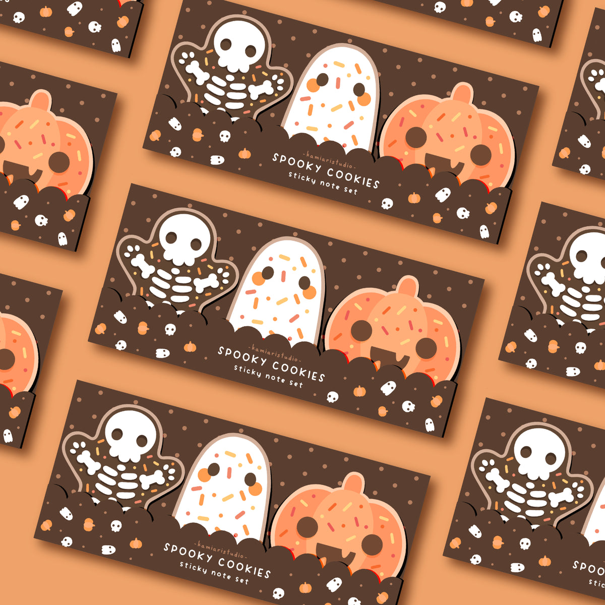 Spooky Cookies Mini Sticky Note Set