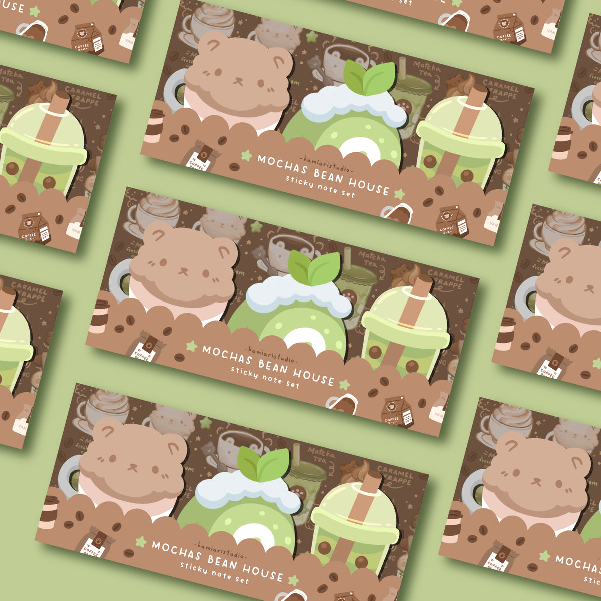 Mochas Bean House Mini Sticky Note Set