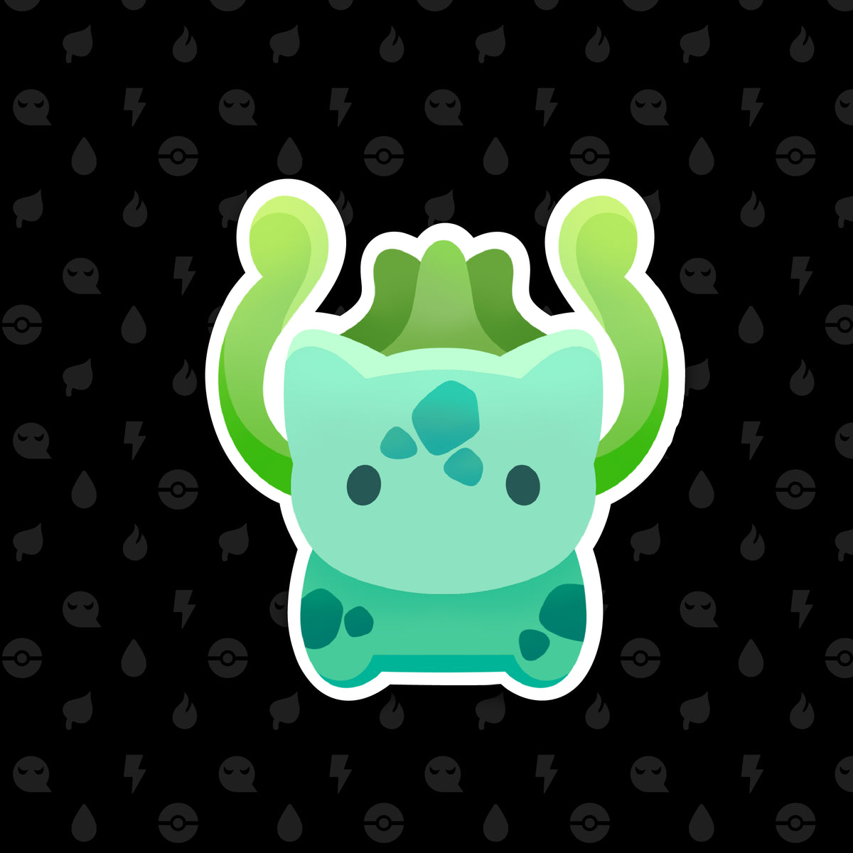 Bulbabit Sticker