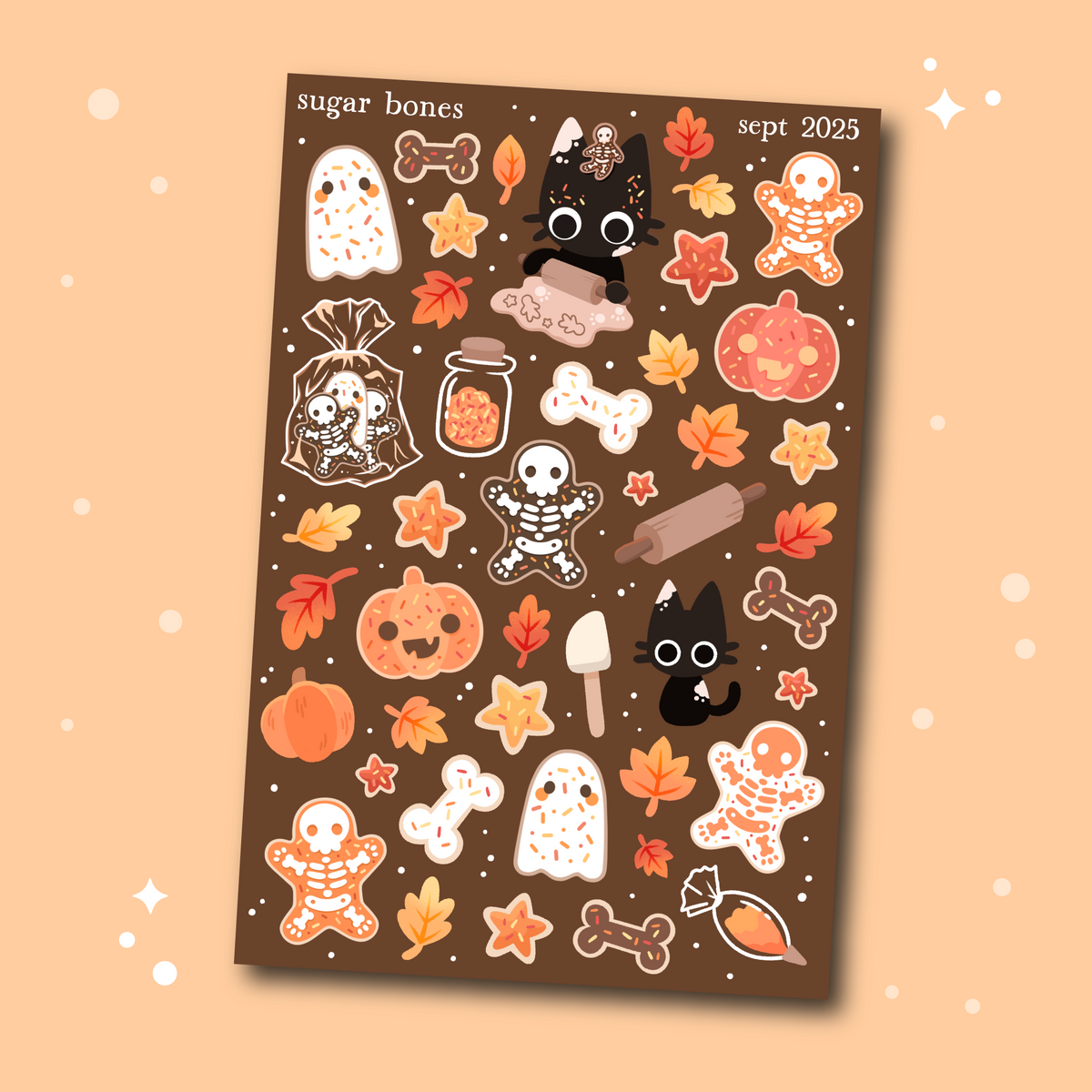Sugar Bones Sticker Sheet