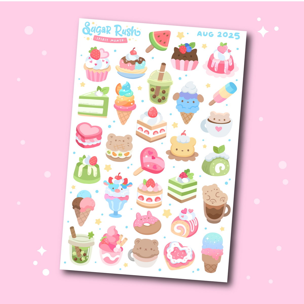 Sugar Rush Sticker Sheet