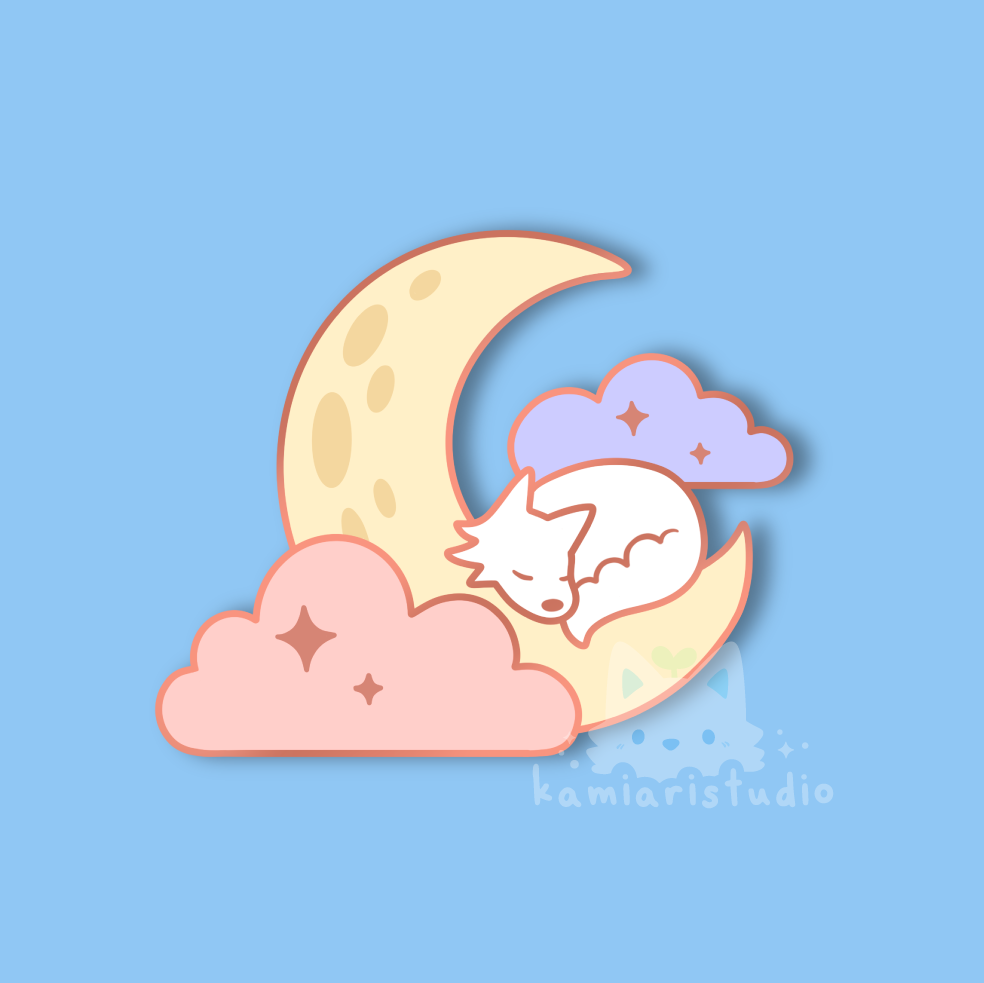 PREORDER Lunar Pup Enamel Pin