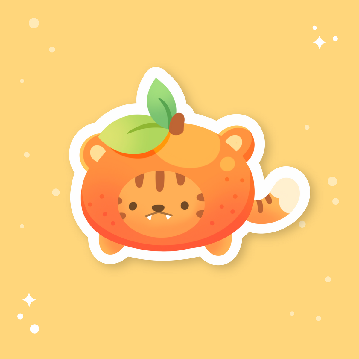 Tangerine Sticker