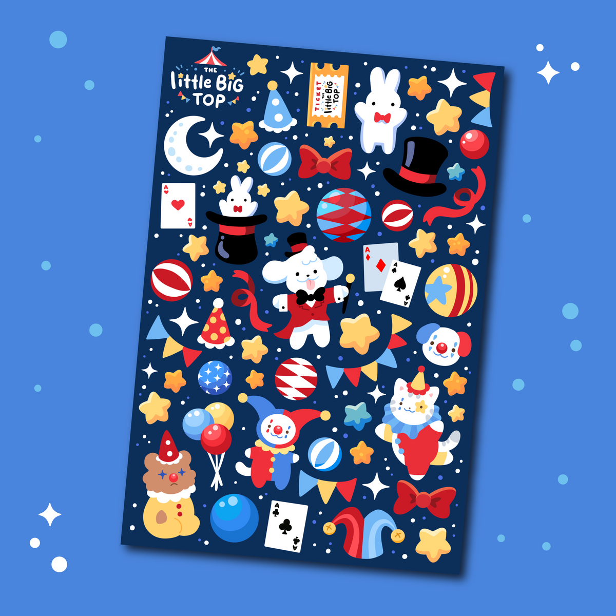 The Little Big Top Sticker Sheet