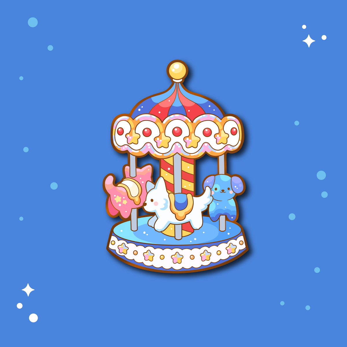 Carousel Enamel Pin