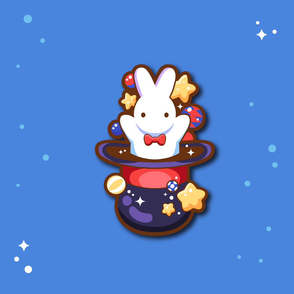 Top Hat Enamel Pin