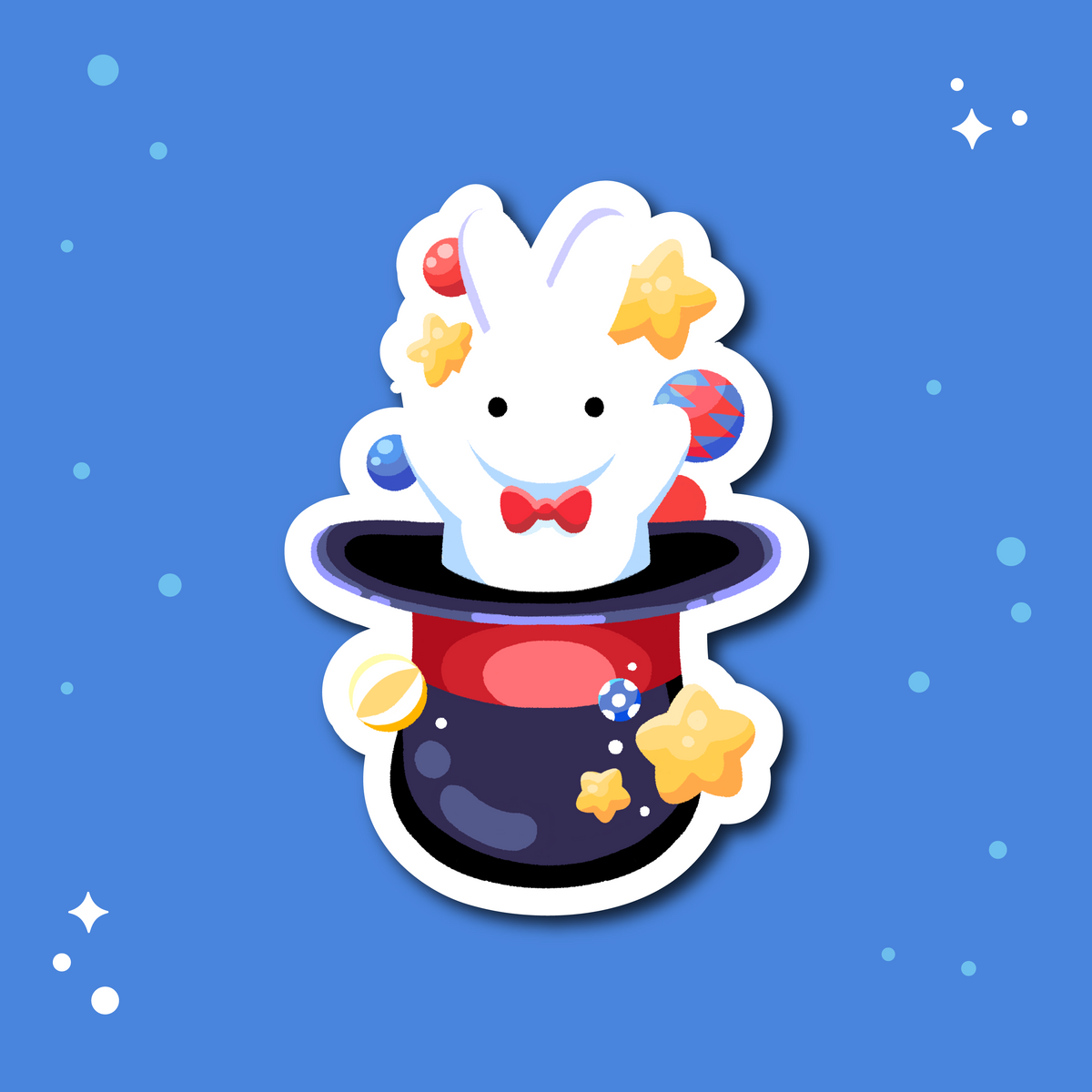 Top Hat Sticker