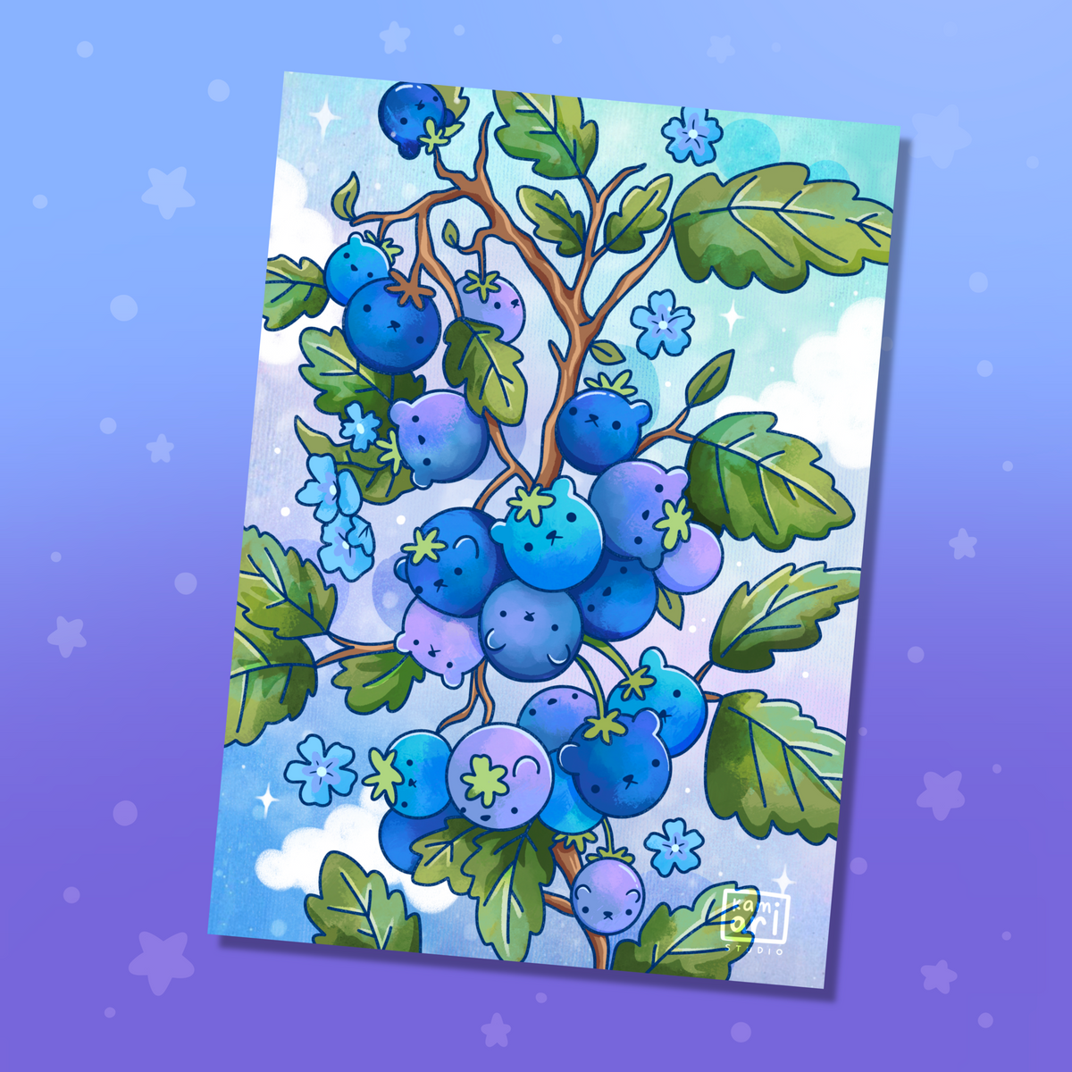 Juniper Bearies Print