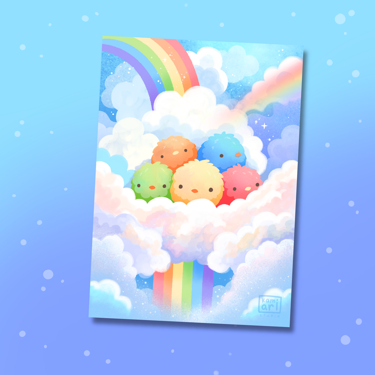 Flock of Colors Print