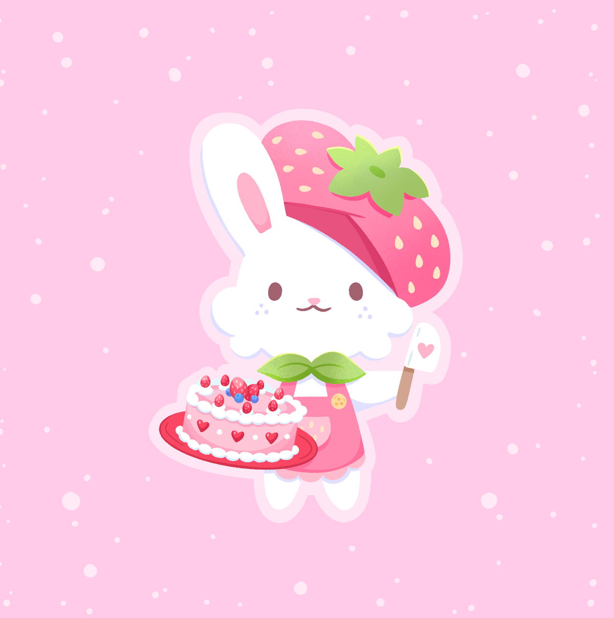 Marzipan Vinyl Sticker