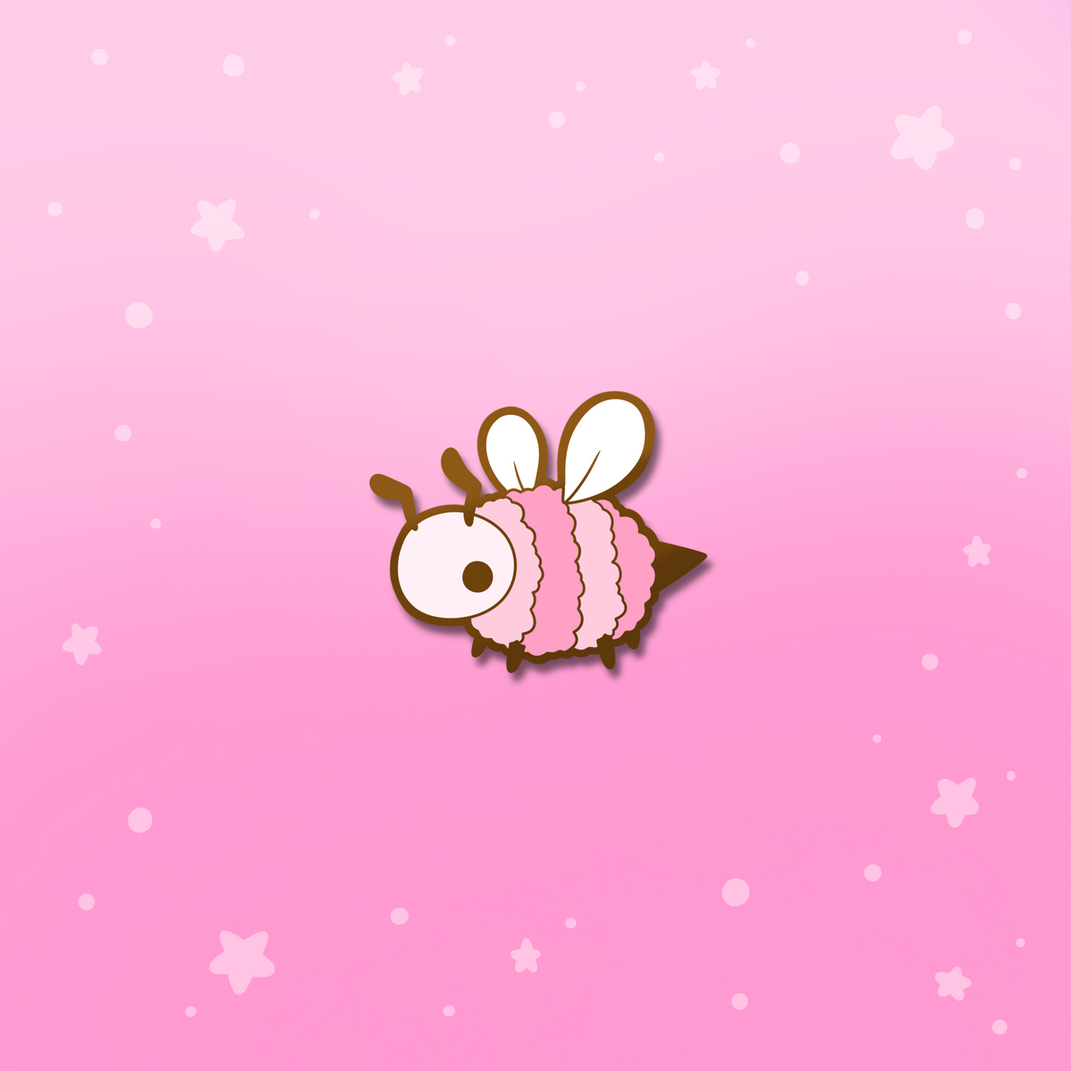 Pink Bee Pin