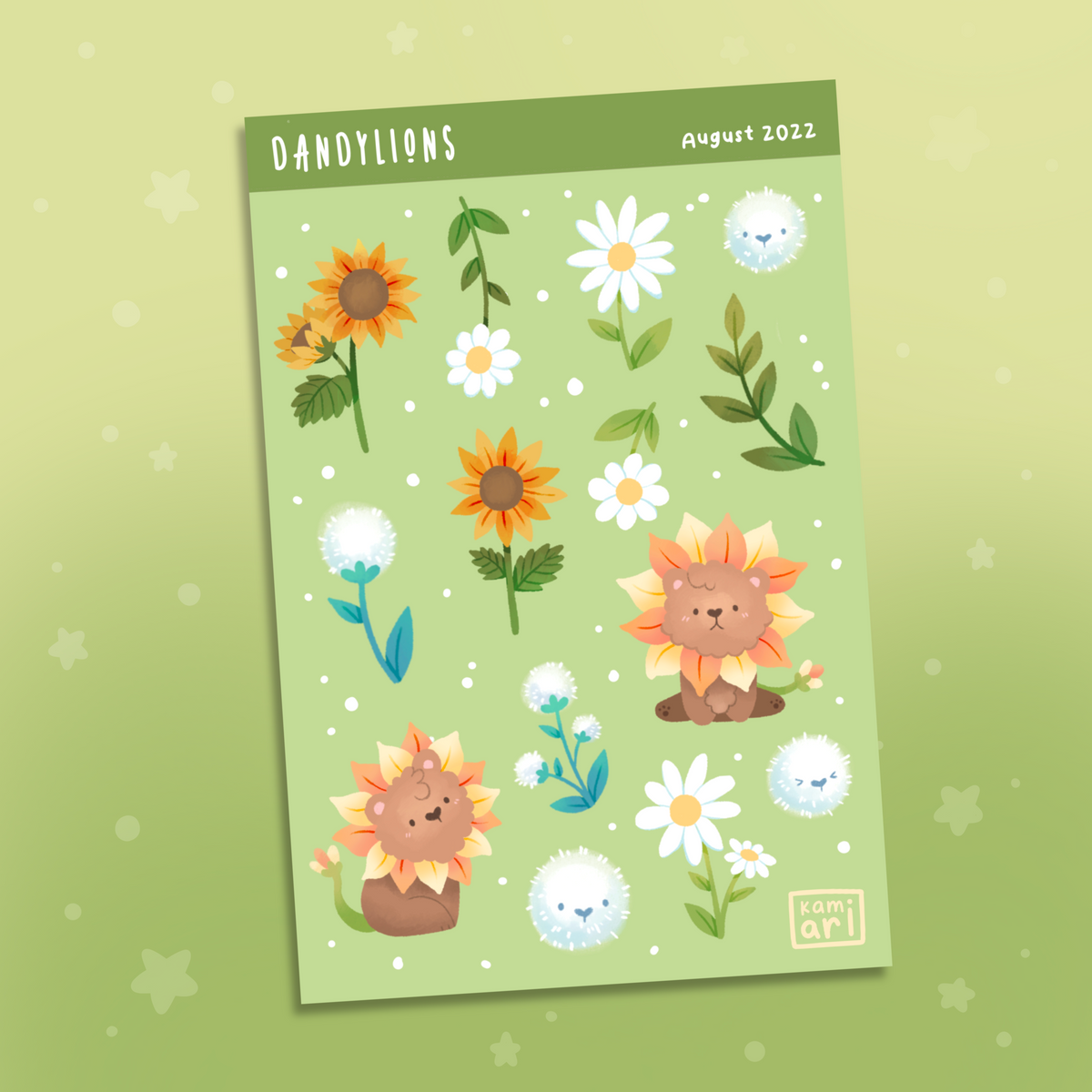 Dandylion Sticker Sheet