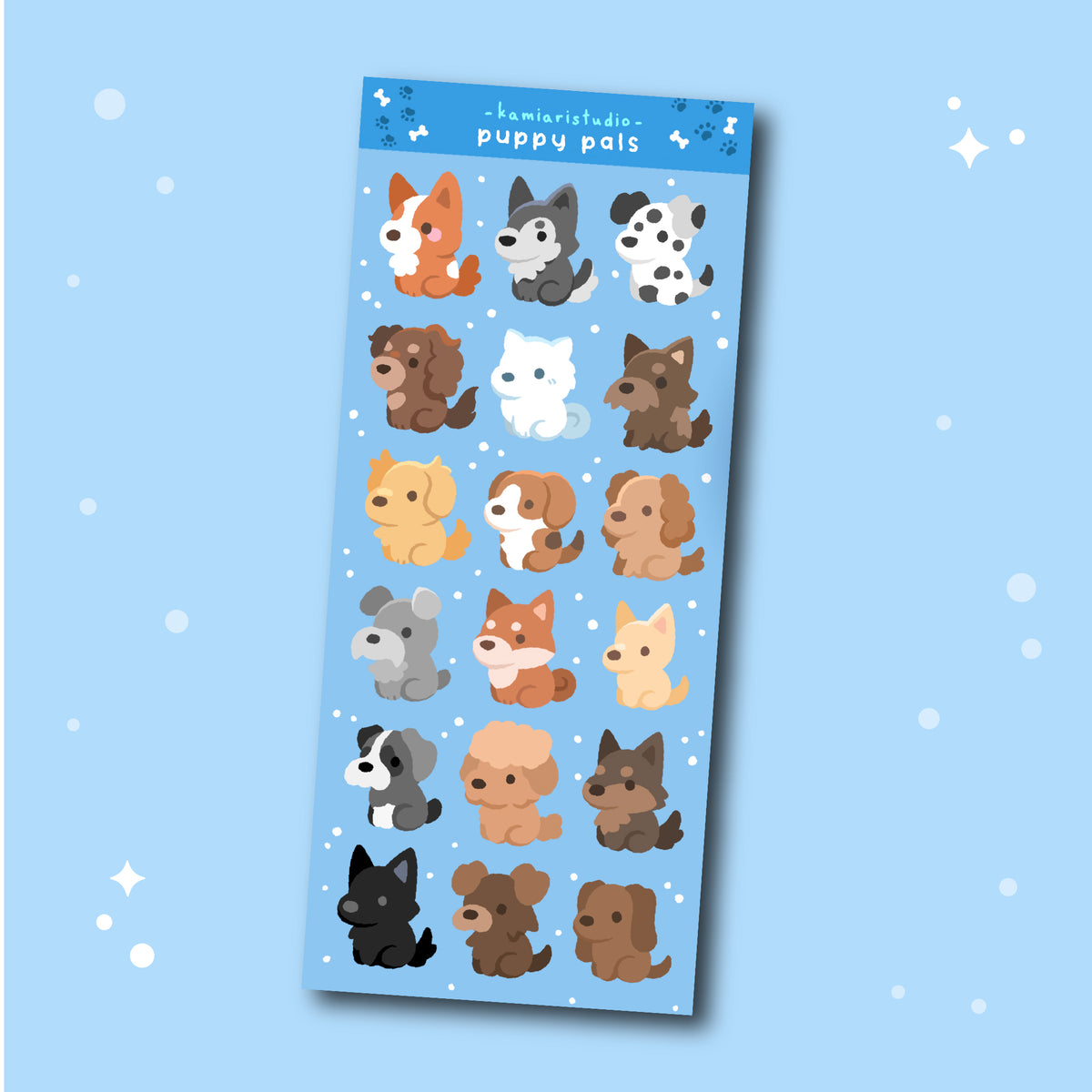 Puppy Pals Sticker Sheet
