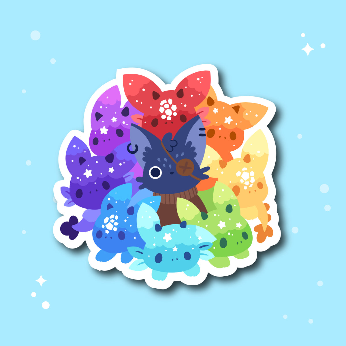 Ashe & Embers Sticker