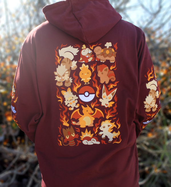 Fire Oversized Hoodie