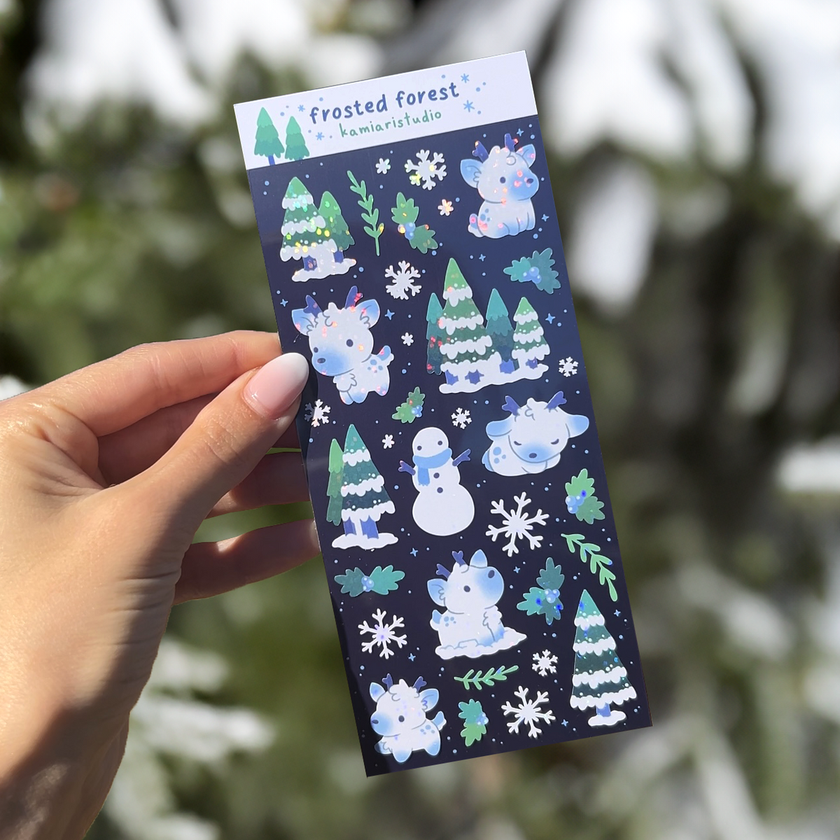 Frosted Forest Sticker Sheet