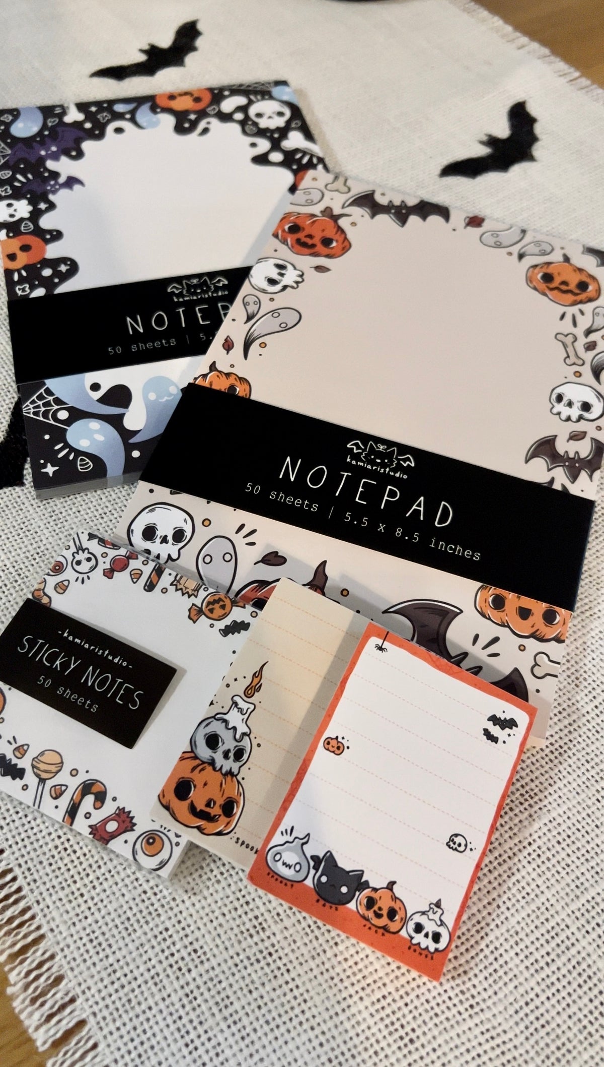 Ghosts & Gourds Notepad