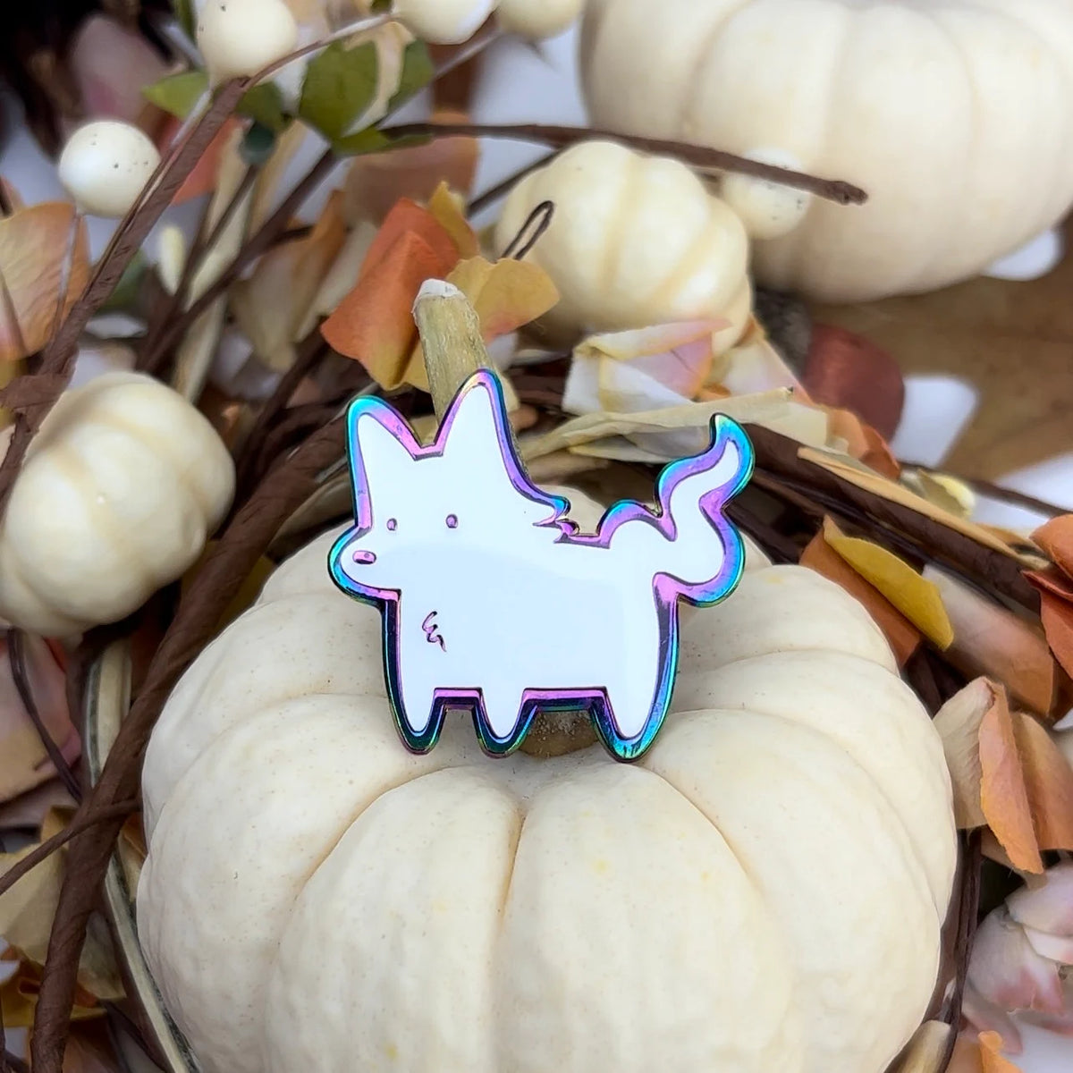 Ghost Kumo Enamel Pin