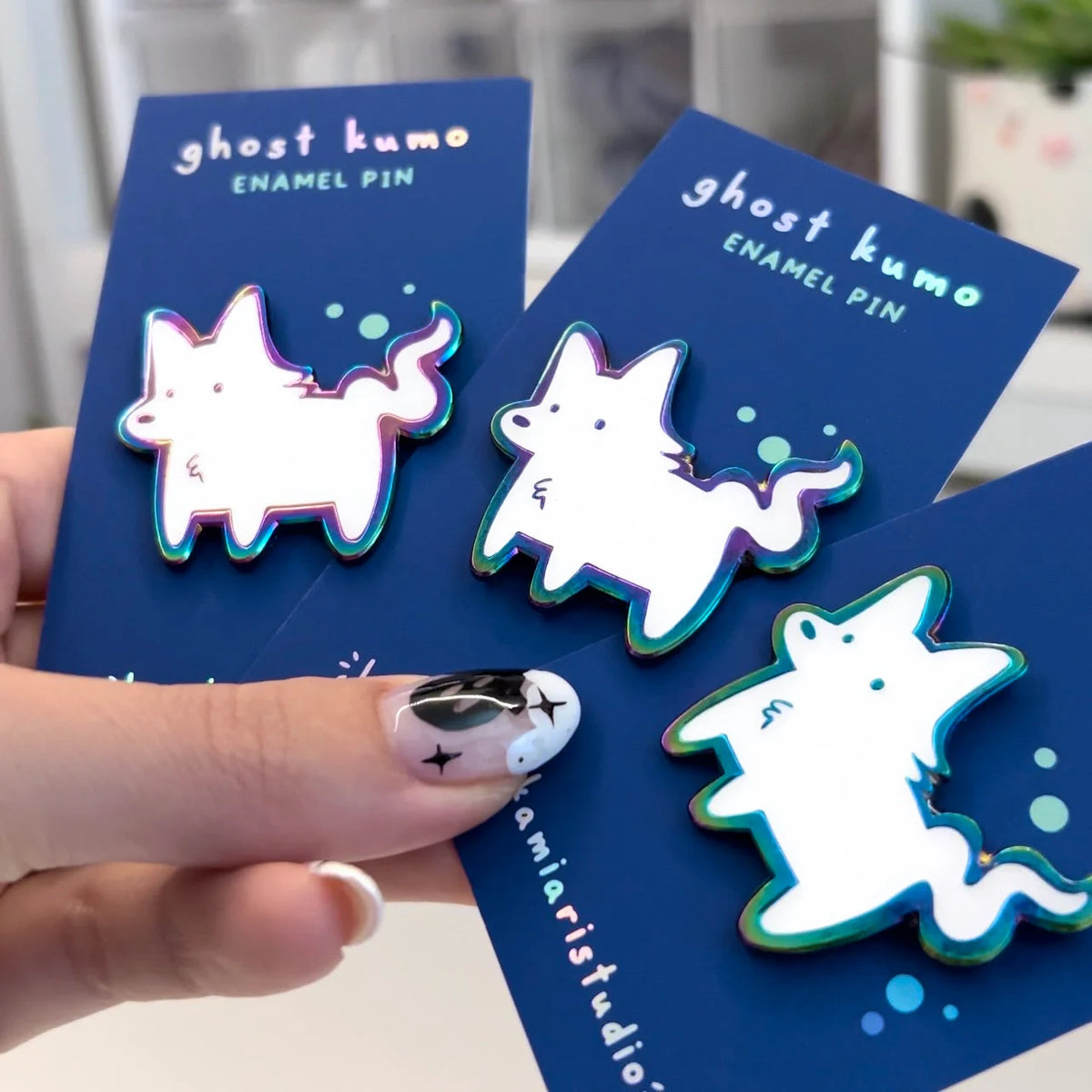 Ghost Kumo Enamel Pin