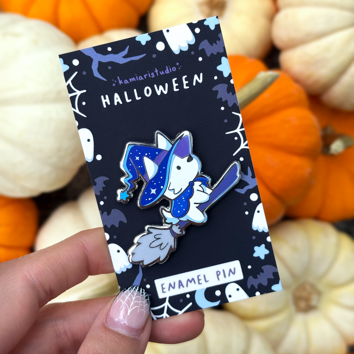 Witchy Pup Enamel Pin
