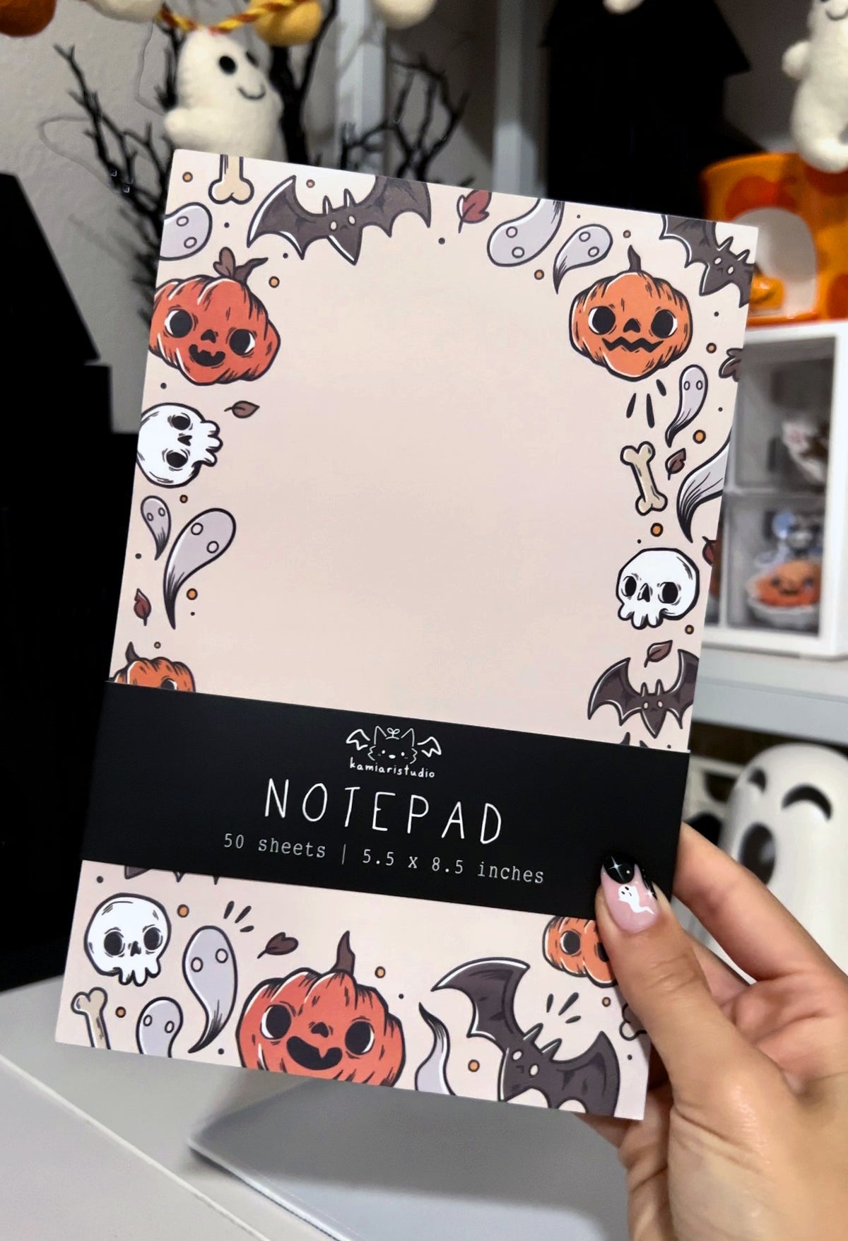 Ghosts & Gourds Notepad