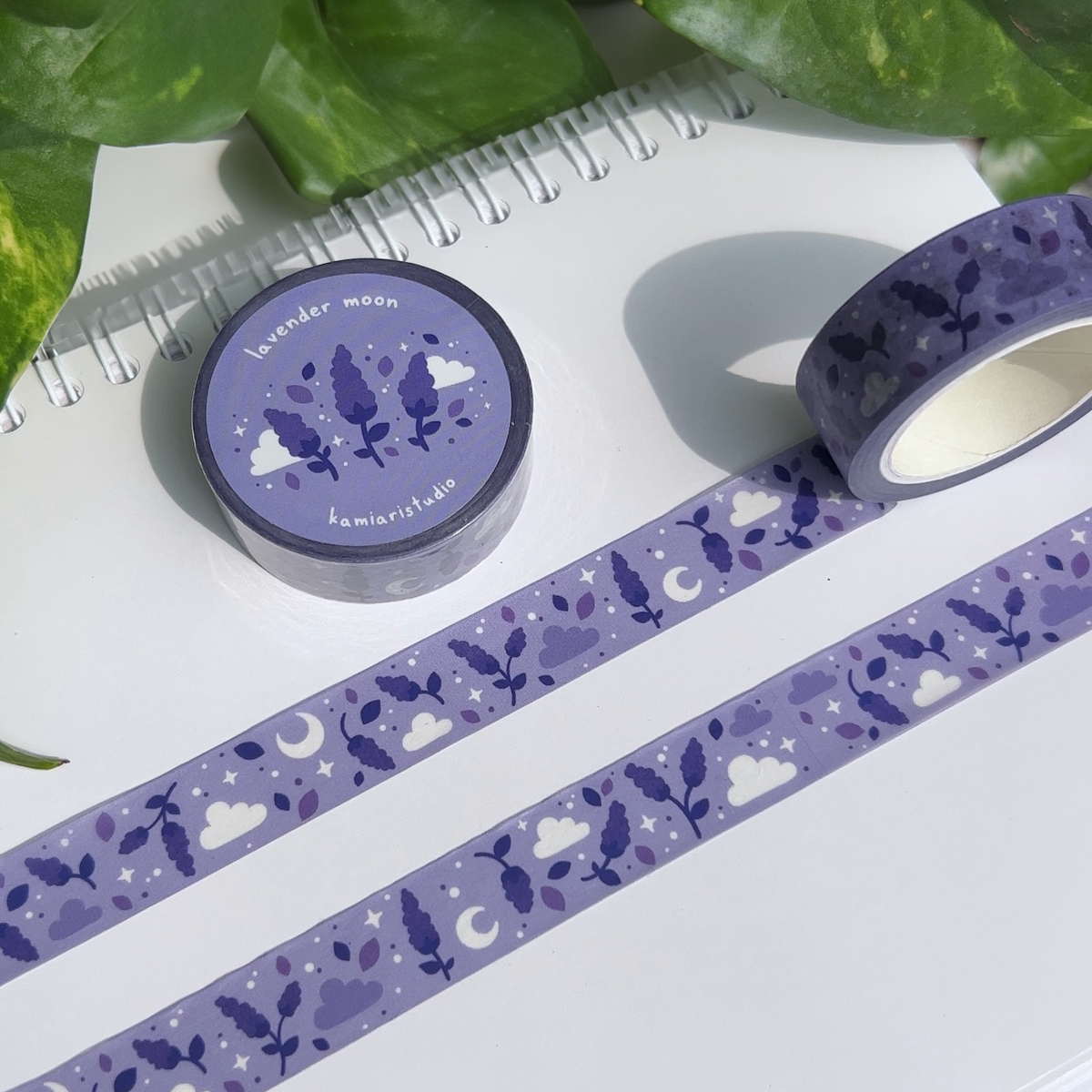Lavender Moon Washi Tape