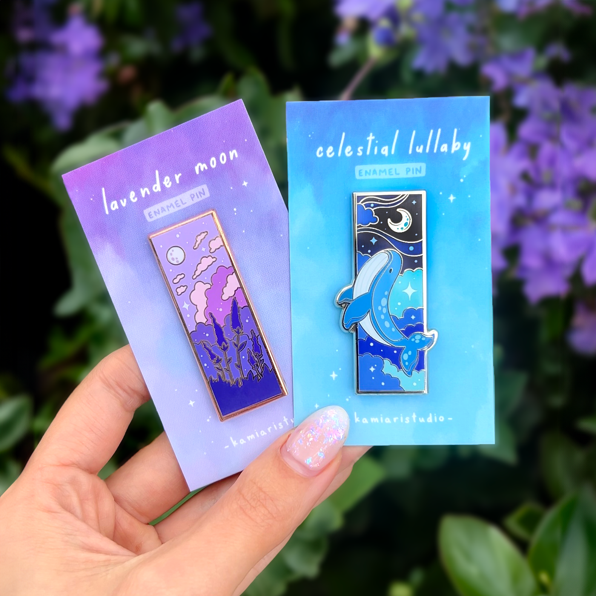 Lavender Moon Pin